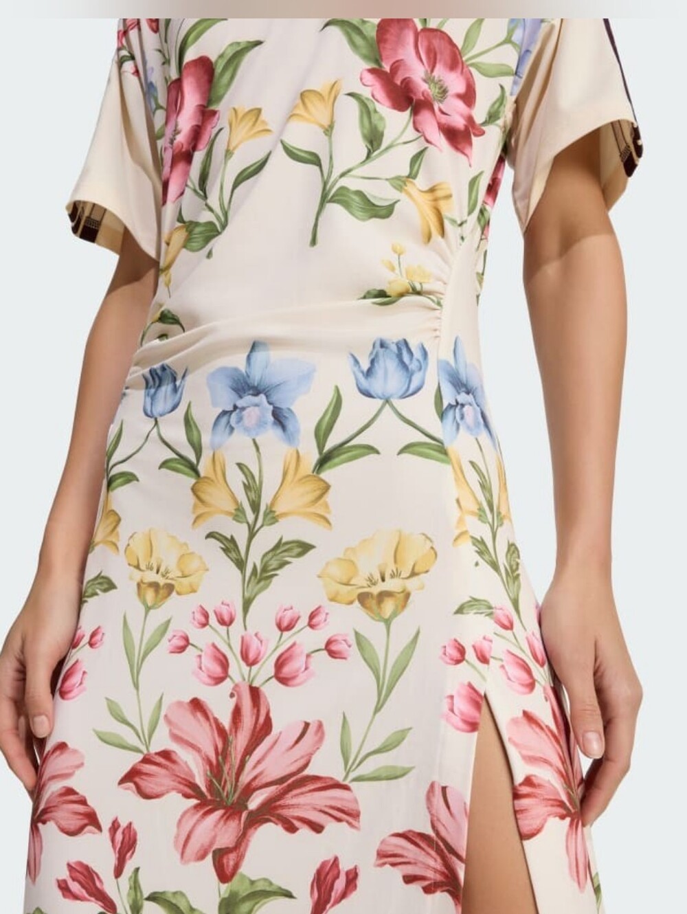Adidas X Farm Rio Premium Floral Print Maxi Dress - Picture 10 of 15